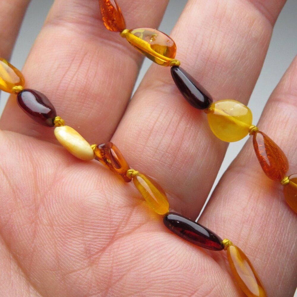 Amber Baby Teething Necklace